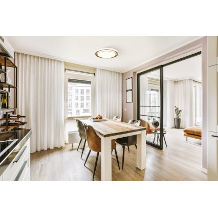 Eglo - Plafonnier LED/36W/230V diam. 49 cm doré