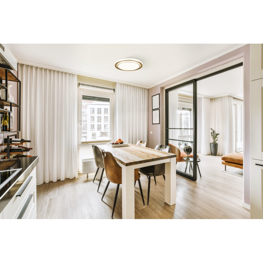 Eglo - Plafonnier LED/36W/230V diam. 49 cm doré