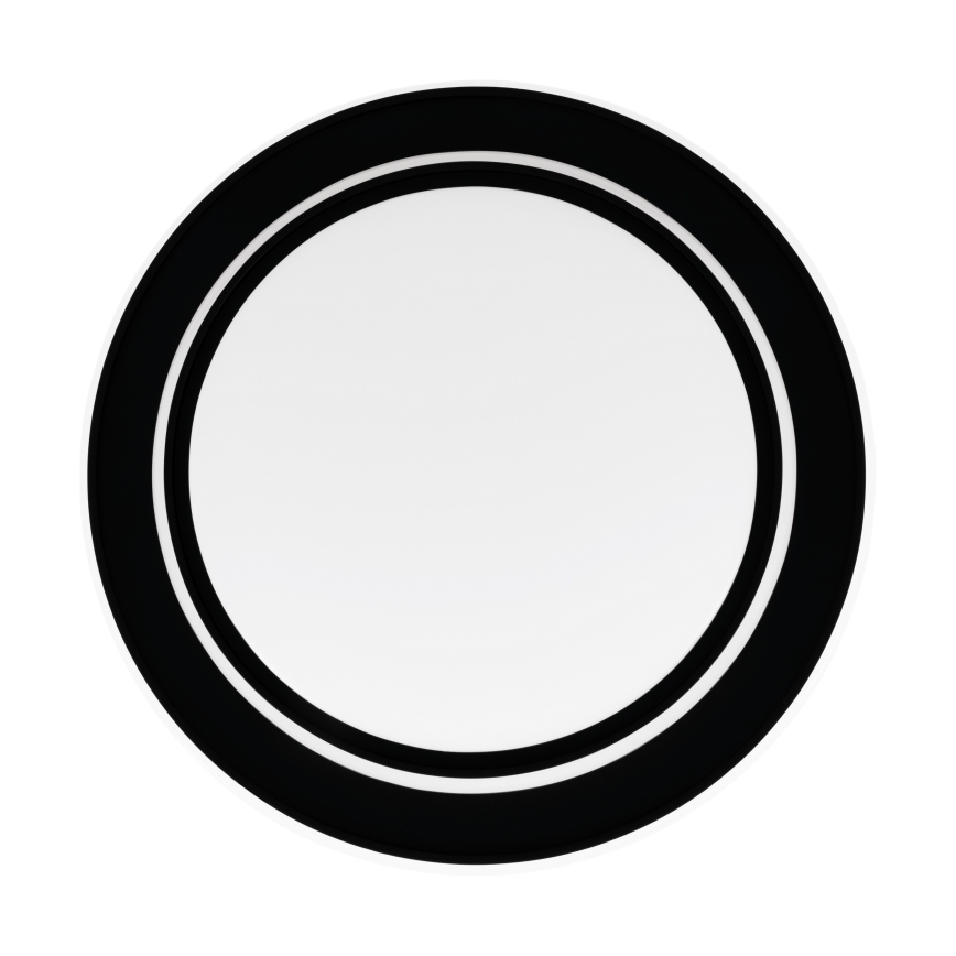 Eglo - Plafonnier LED 24 W 230 V Ø 40 cm noir