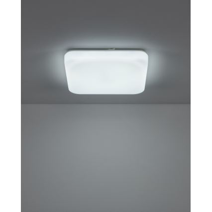Eglo - Plafonnier LED pour salle de bains, 18W/230V, 3000/4000/6000K, 33x33 cm, IP44