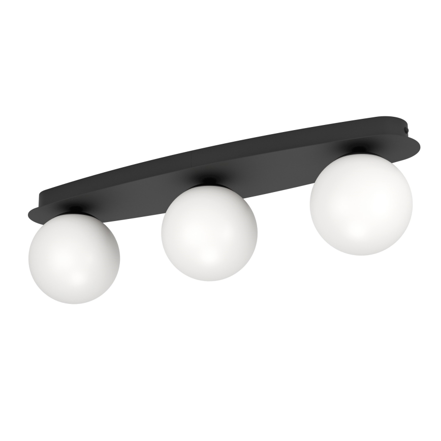 Eglo - Plafonnier LED pour salle de bains 3xG9/4,2W/230V IP44 noir