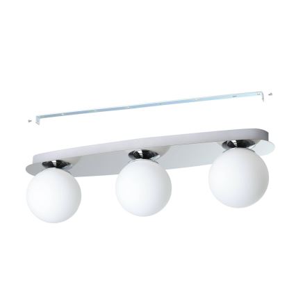 Eglo - Plafonnier LED pour salle de bains 3xG9/4,2W/230V IP44 chrome brillant