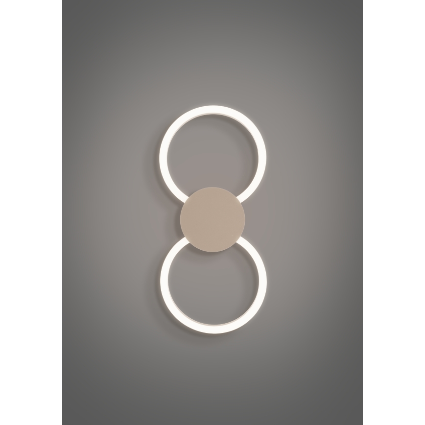 Eglo - LED Applique murale LED/20W/230V + LED/0,91W beige