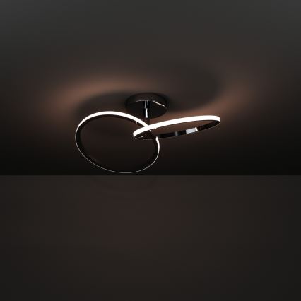 Eglo - Plafonnier LED/12W/230V 2700/4000/6500K chrome brillant