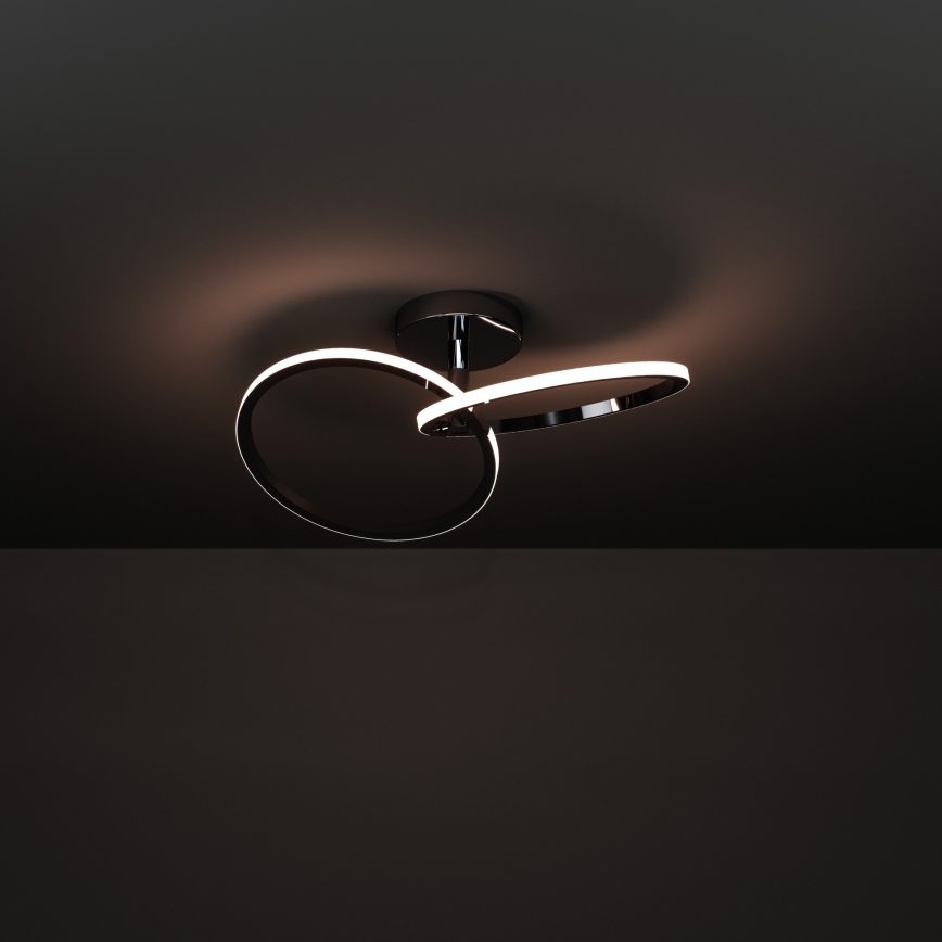Eglo - Plafonnier LED/12W/230V 2700/4000/6500K chrome brillant