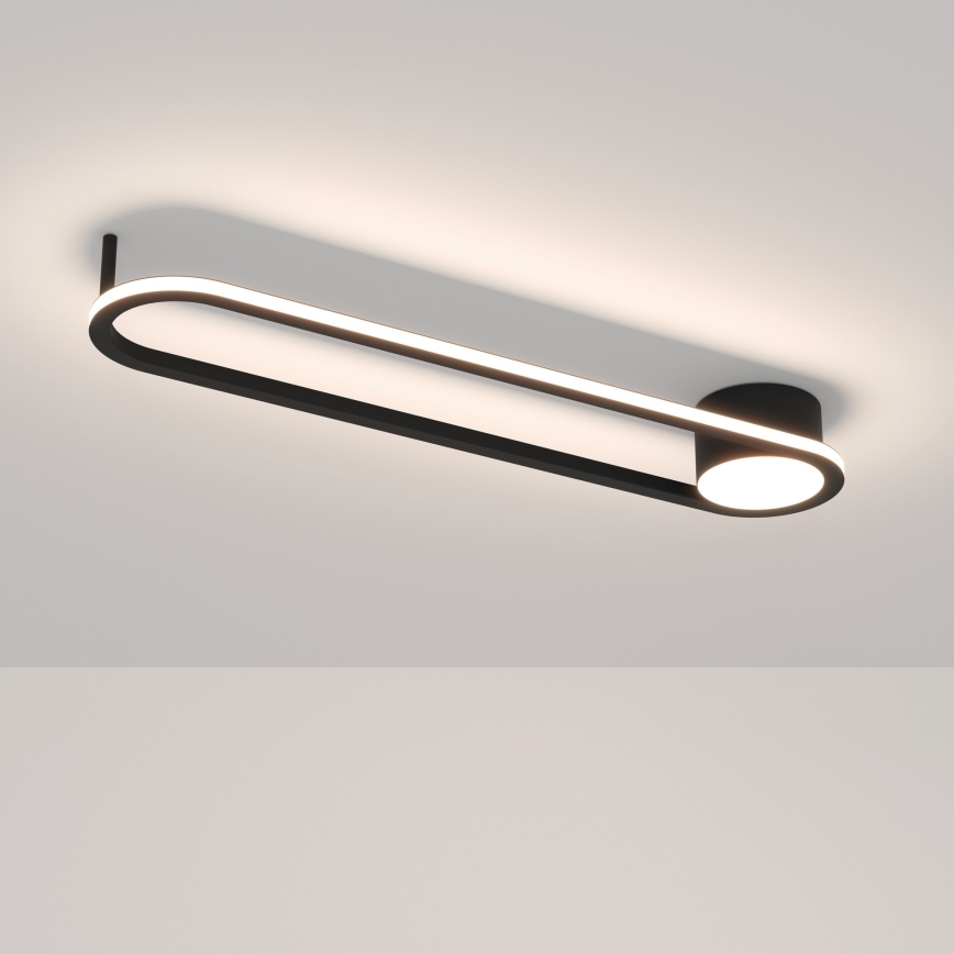 Eglo - Plafonnier LED 24W/230V 2700/4000/6500K noir