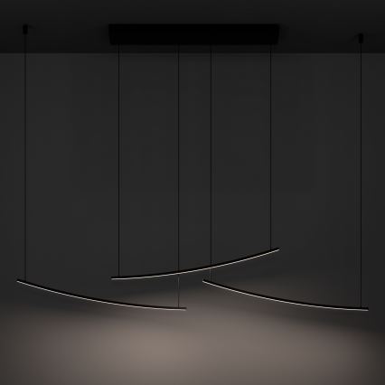 Eglo - Suspension LED dimmable sur câble LED/22W/230V 2700/4000/6500K noire