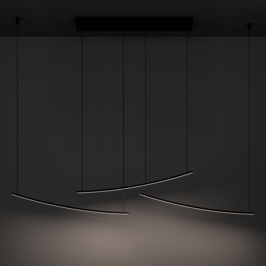 Eglo - Suspension LED dimmable sur câble LED/22W/230V 2700/4000/6500K noire