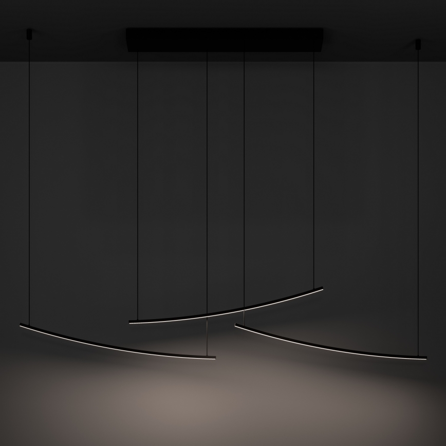 Eglo - Suspension LED dimmable sur câble LED/22W/230V 2700/4000/6500K noir