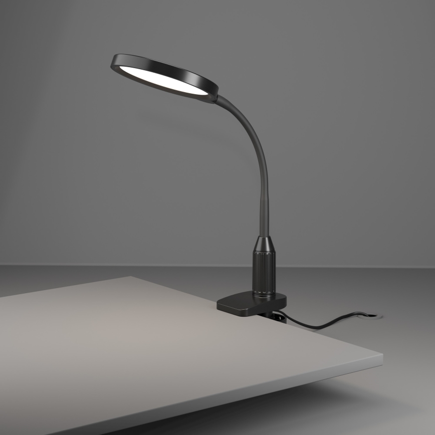 Eglo - Lampe LED flexible à pince dimmable LED/5,5W/230V 2700/4000/6500K noire