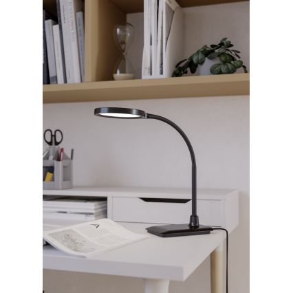 Eglo - Lampe de bureau LED dimmable et flexible LED/5,5W/230V 2700/4000/6500K noire