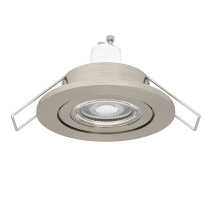 Eglo - Spot encastré LED pour salle de bains 1xGU10/4,5W/230V IP44 chrome mat