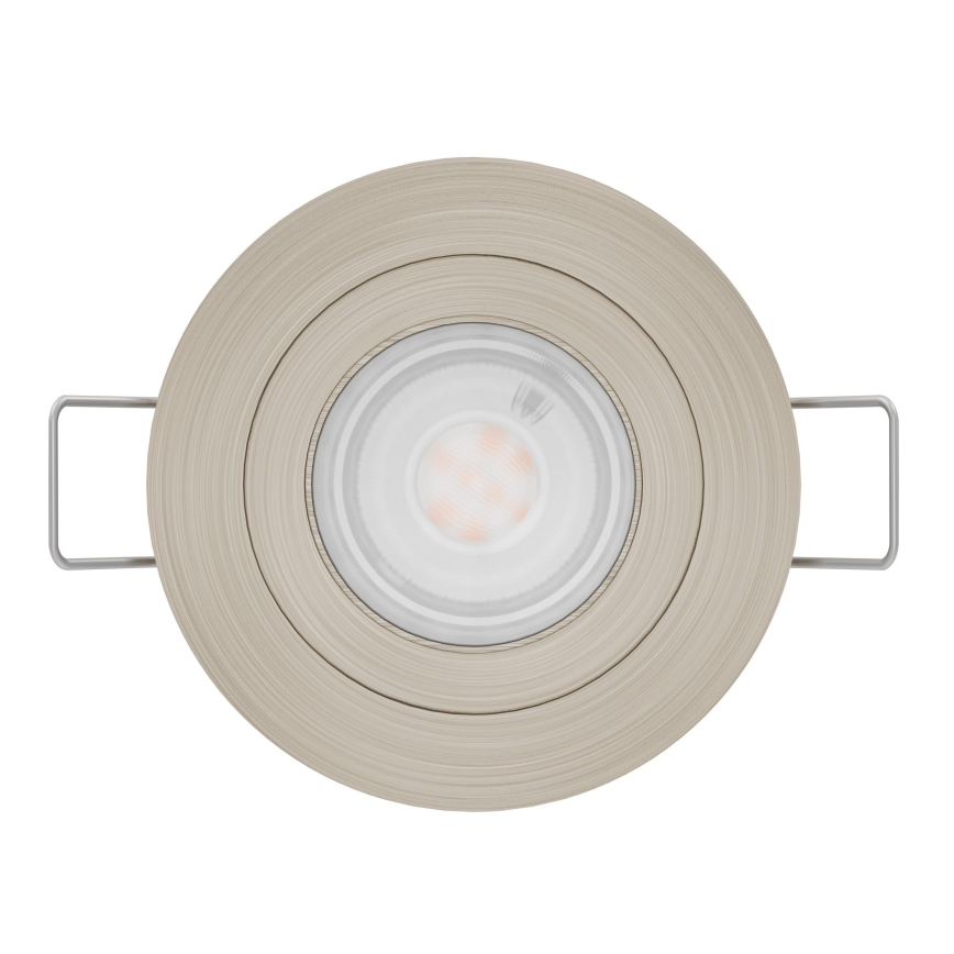 Eglo - Spot encastré LED pour salle de bains 1xGU10/4,5W/230V IP44 chrome mat