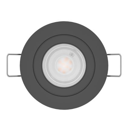 Eglo - Spot LED encastré 1xGU10/4,5W/230V noir