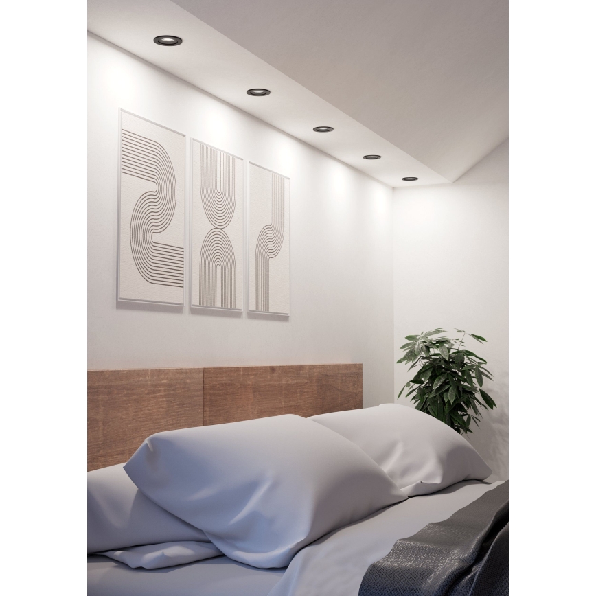 Eglo - Spot encastré LED/4,8W/230V 2700/4000/6500K noir