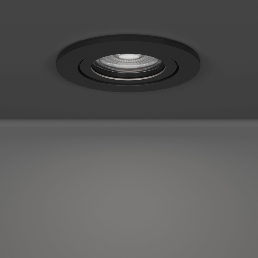 Eglo - Lot de 3 spots encastrés LED 4,8W 230V 2700/4000/6500K noir