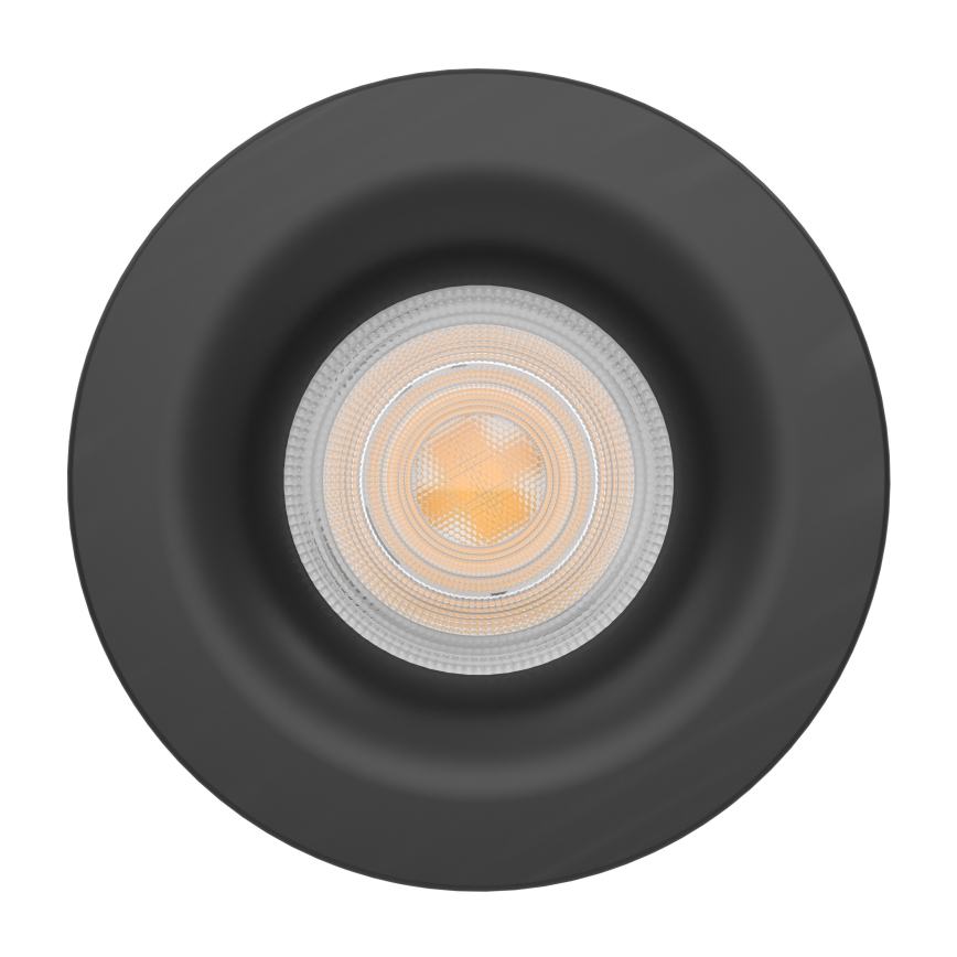 Eglo - Plafonnier encastré LED pour salle de bains LED/4,9W/230V 2700/4000/6500K Ø 8,8 cm IP65 noir