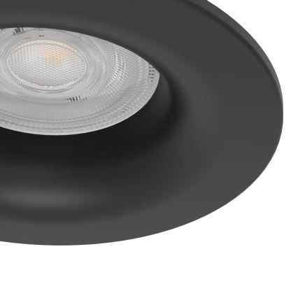 Eglo - Plafonnier encastré LED pour salle de bains LED/4,9W/230V 2700/4000/6500K Ø 8,8 cm IP65 noir