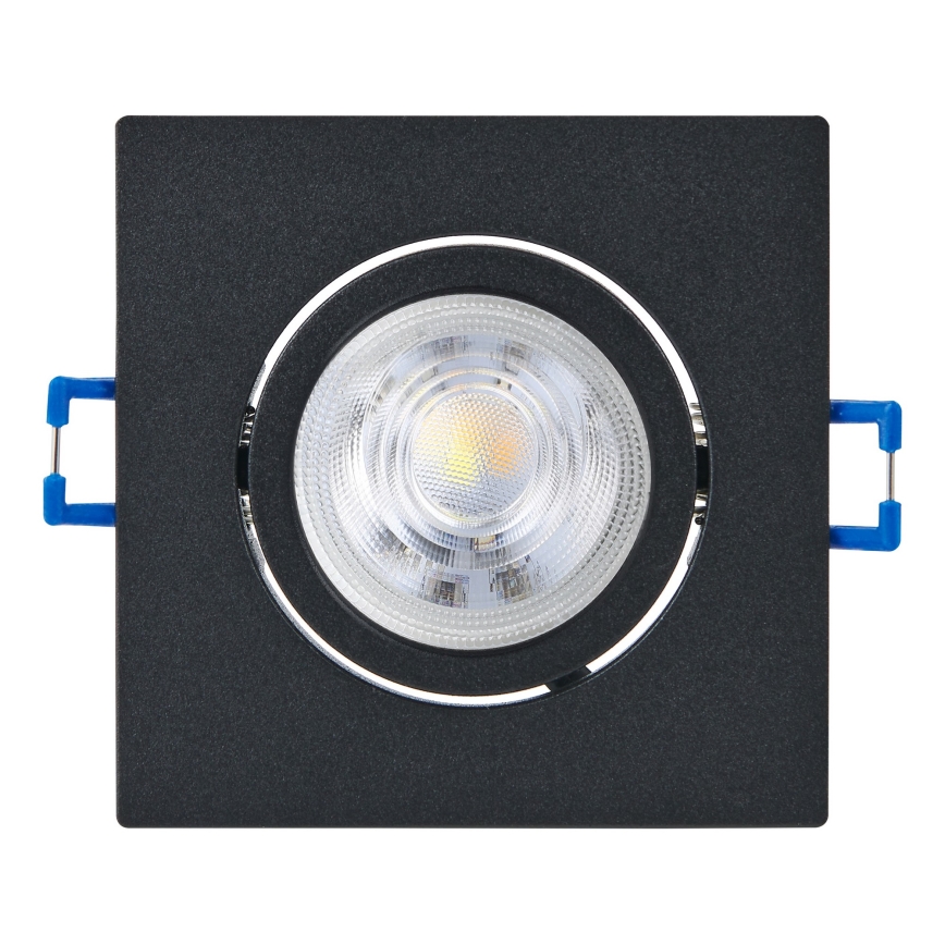 Eglo - Lot de 3 spots encastrés LED dimmables LED/4,8W/230V 8,8x8,8 cm noir