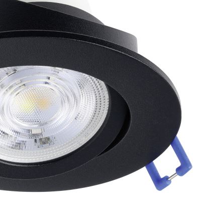 Eglo - Lot de 3 spots LED encastrables dimmables RGBW, 4,7 W, 230 V, 2700–6500 K, noir
