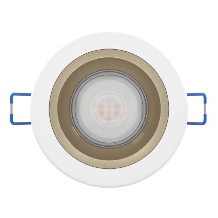 Eglo - Plafonnier encastré LED dimmable pour salle de bains/LED/4,8W/230V 2700/4000/6500K IP44 blanc/or