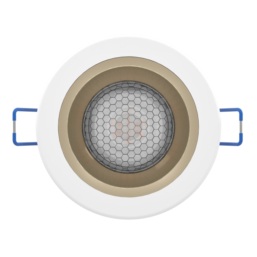 Eglo - Plafonnier encastré LED RGBW dimmable pour salle de bains LED/4,8 W/230 V 2700–6500 K IP44 blanc/doré