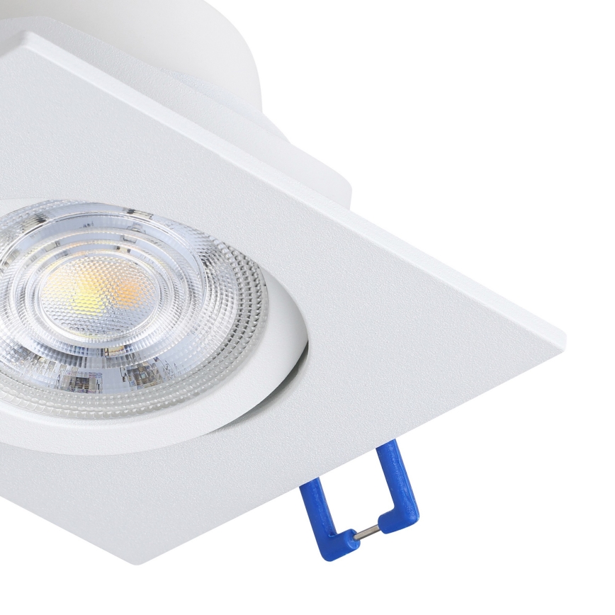 Eglo - Lot de 3 spots encastrés LED dimmables LED/6,4W/230V 8,8x8,8 cm blancs