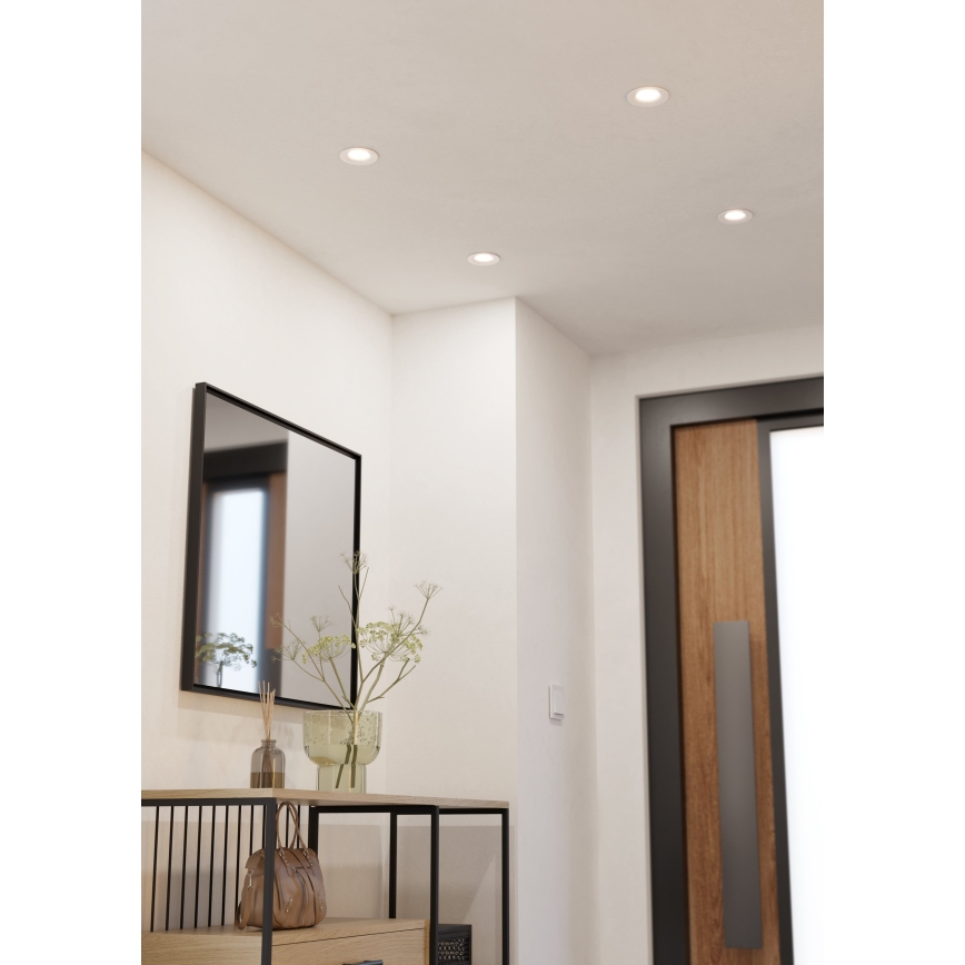 Eglo - Spot encastrable LED dimmable LED/6,4W/230V Ø 8,8 cm blanc