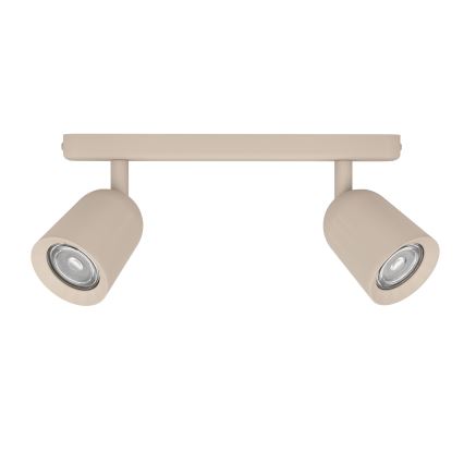 Eglo - Spot orientable 2xGU10/10W/230V beige