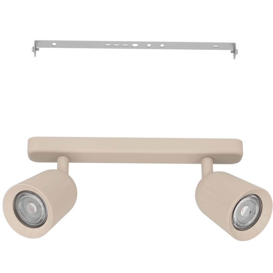Eglo - Spot orientable 2xGU10/10W/230V beige