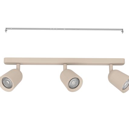 Eglo - Plafonnier à spots 3xGU10/10W/230V beige