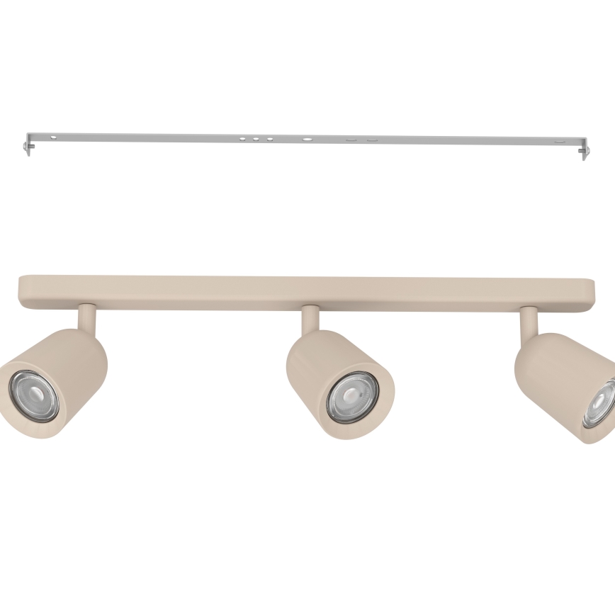 Eglo - Plafonnier à spots 3xGU10/10W/230V beige