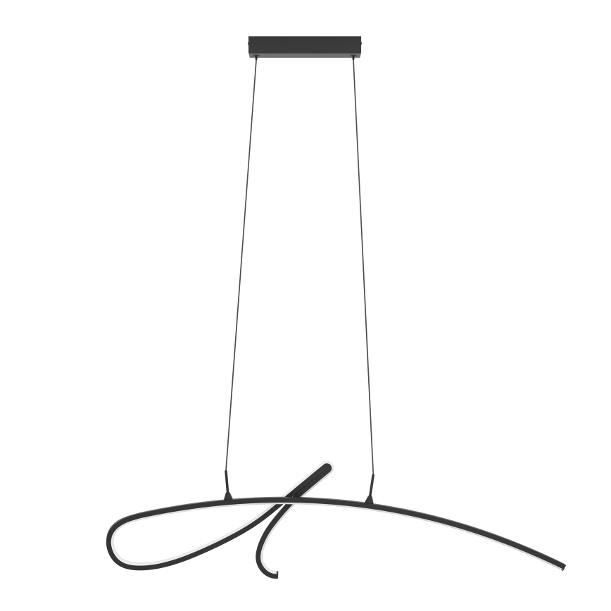 Eglo - Suspension LED sur câble LED/20W/230V 2700/4000/6500K noire