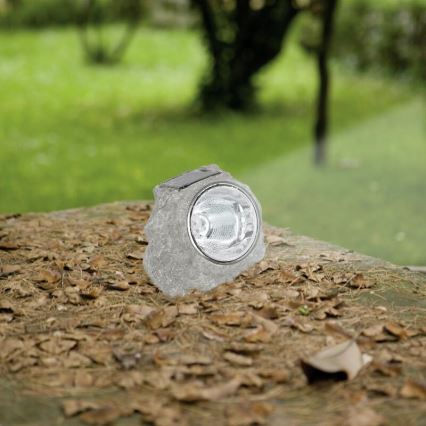 Eglo 90494 - Lampe solaire pierre 4xLED/0,06W/1xAA IP44