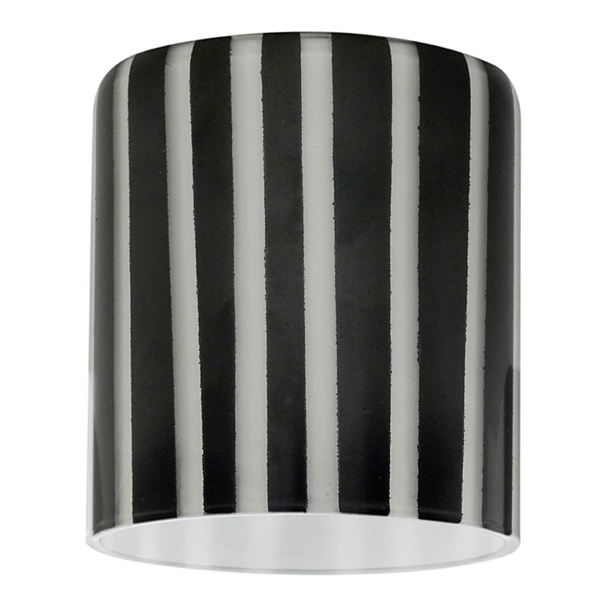 Eglo 90858 - Abat-jour pour suspension, lampe de table, plafonnier et spot MY CHOICE E14 d. 7 cm noir et blanc