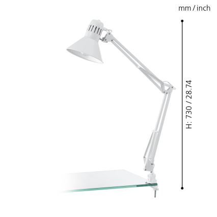 Eglo - Lampe de table 1xE27/40W/230V