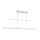 EGLO 90913 - Suspension fil LED RUFO 6xLED/5W/230V