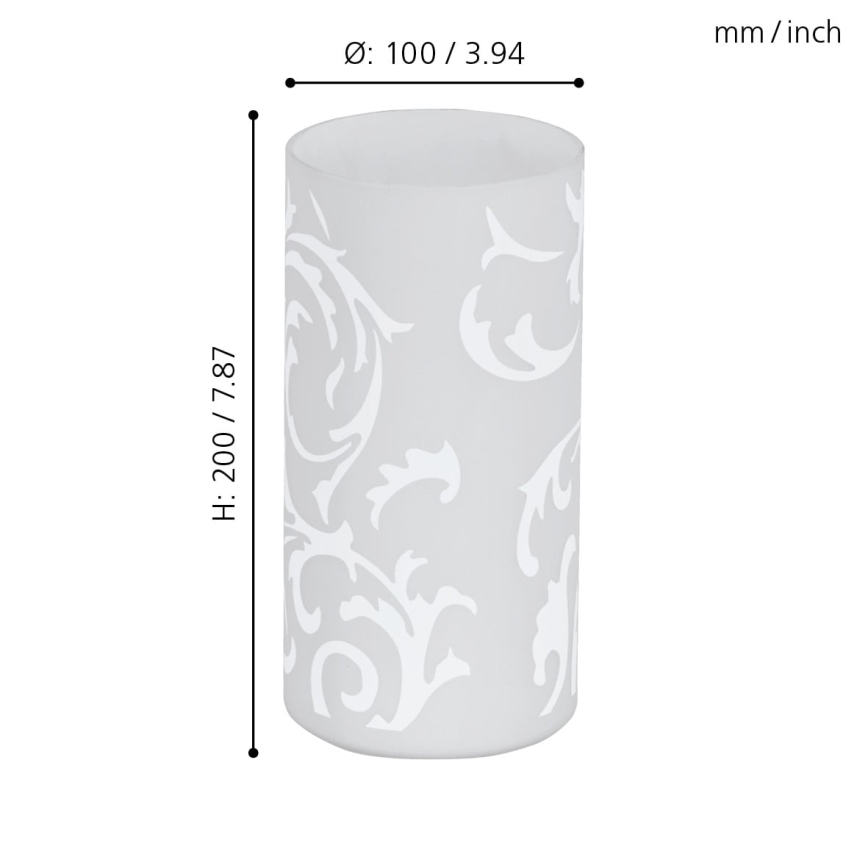 EGLO - Lampe de table 1xE14/60W/230V blanche