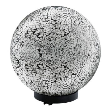 EGLO 91638 - Lampe extérieure TERRALUNA 1 1xE27/18W noir / blanc IP44