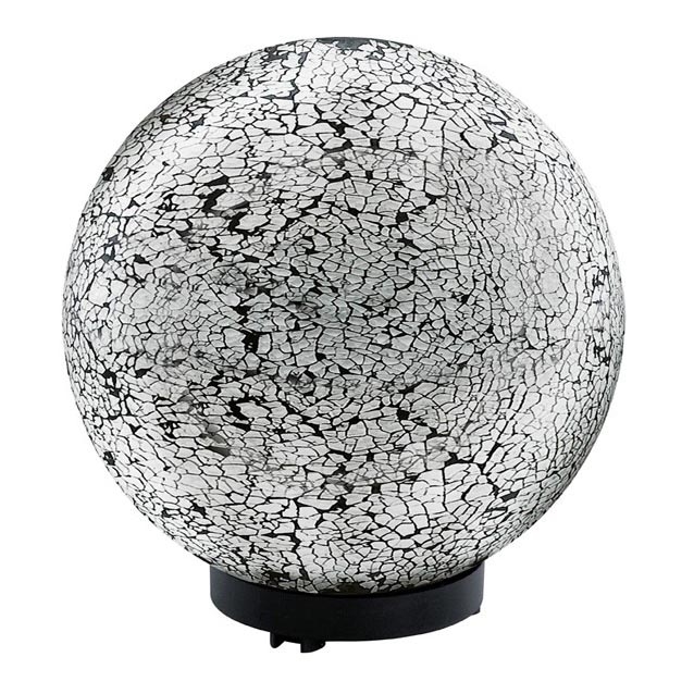 EGLO 91638 - Lampe extérieure TERRALUNA 1 1xE27/18W noir / blanc IP44