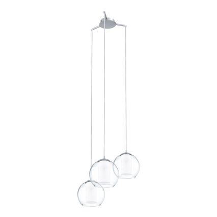 Eglo 92762 - Suspension sur câble BOLSANO 3xE27/60W