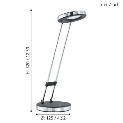 Eglo - lampe de table LED/3W/230V