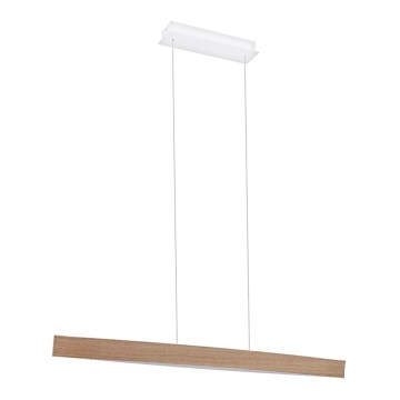 Eglo 93342 - Suspension LED FORNES LED/24W/230V chêne