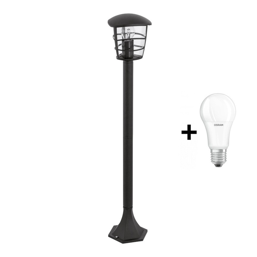 Eglo - lampe LED d'extérieur 1xE27/8,5W/230V IP44 noire