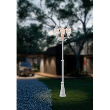 Eglo - Lampadaire extérieur 3xE27/60W/230V IP44