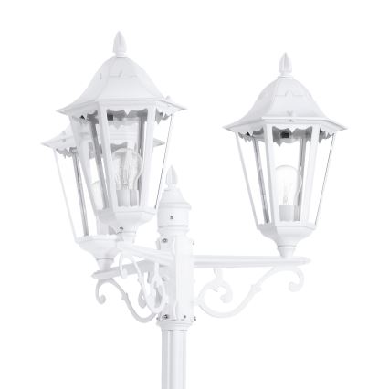 Eglo - Lampadaire extérieur 3xE27/60W/230V IP44