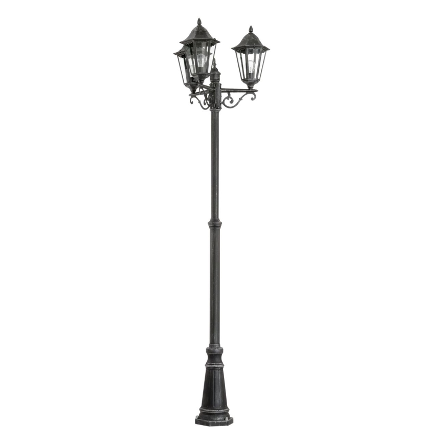Eglo - Lampadaire extérieur 3xE27/60W/230V IP44