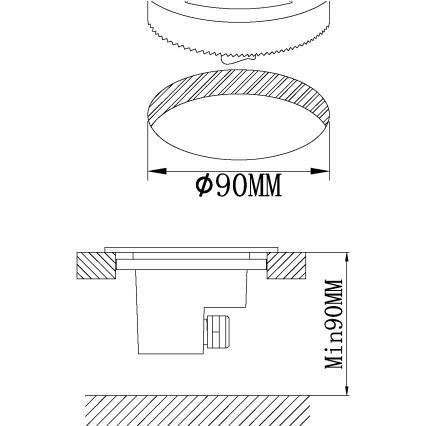 Eglo - Spot extérieur LED encastrable dans le sol LED/2,5W/230V IP67