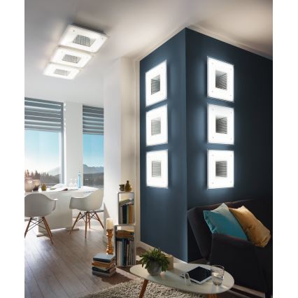 Eglo 93659 - Plafonnier LICOSA LED/24W + LED/2,6W + télécommande