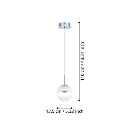 Eglo - Suspension LED/5W/230V